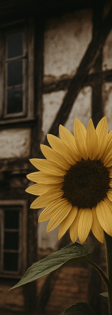 SeelenAnker Coaching – AnkerImpuls über Perfektionismus Sonnenblume als Symbol für inneren Frieden und Selbstannahme im AnkerImpuls über Perfektionismus.